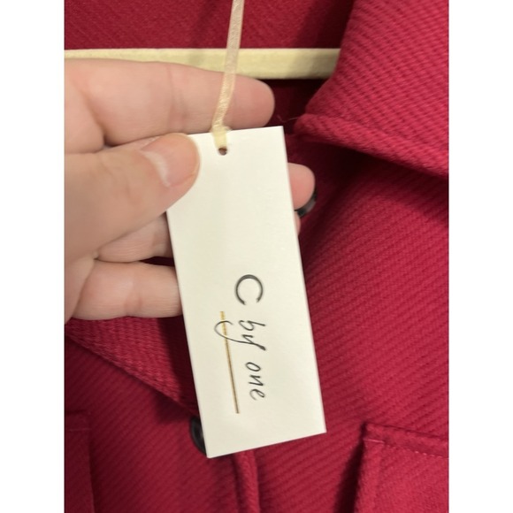 Pink Corduroy Jacket Shirt XL‎ Womens Cotton Button Up NWT Oversized Pockets - Picture 3 of 10